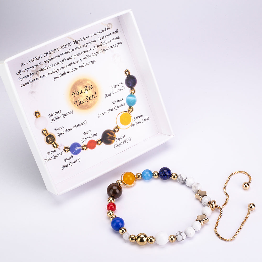 Podesiva Sretna Narukvica od Dragog Kamenja