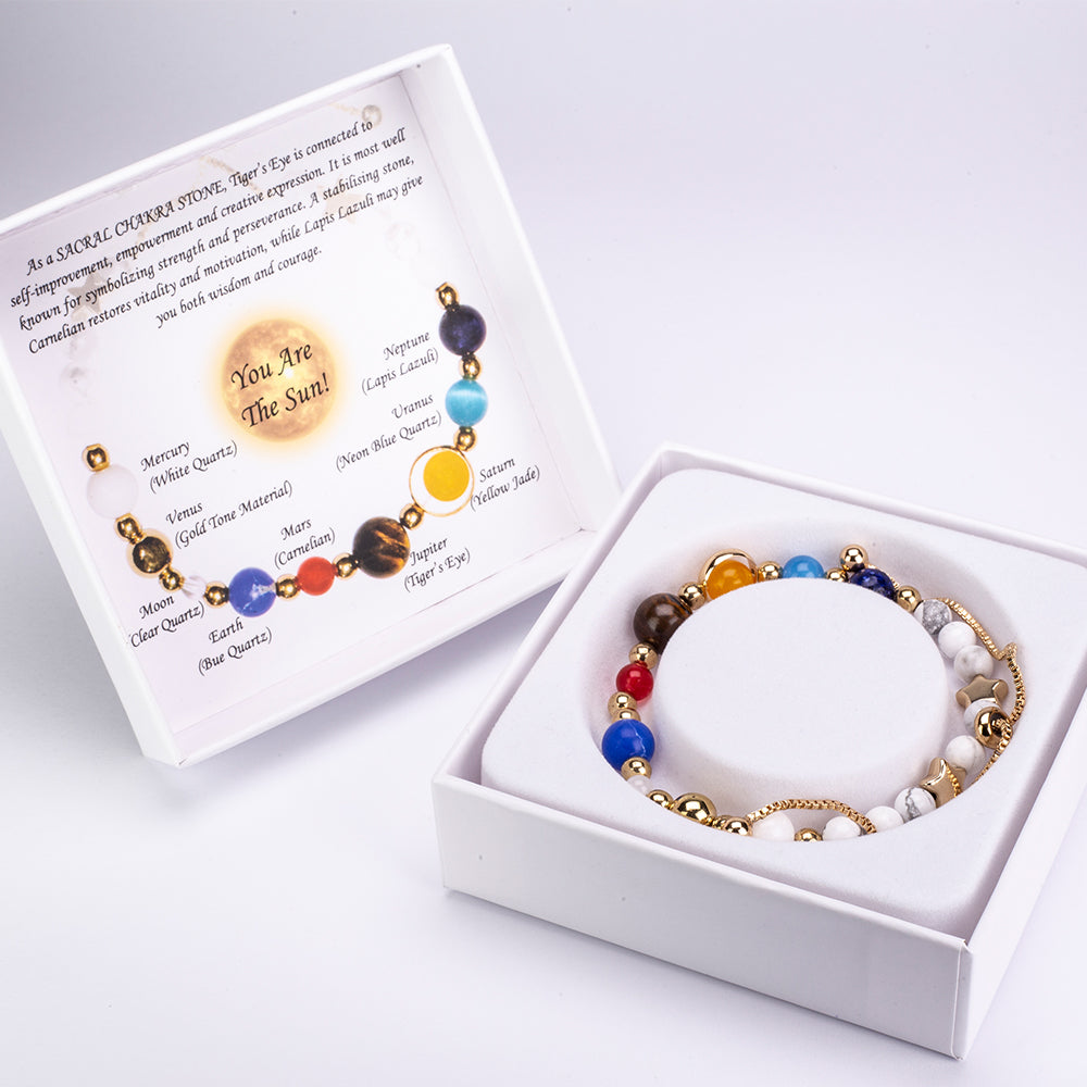 Podesiva Sretna Narukvica od Dragog Kamenja